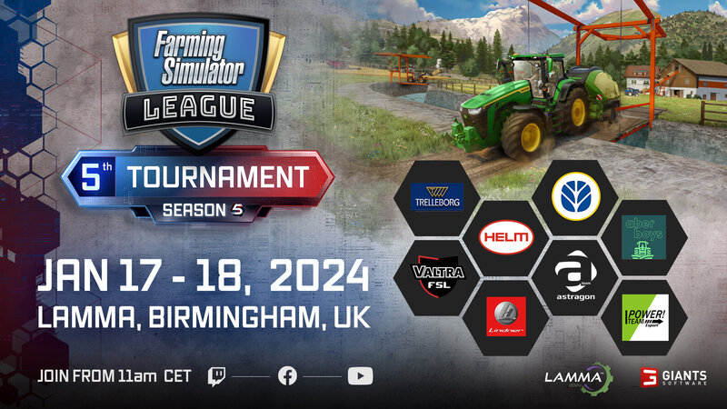 Team astragon to compete in tournament League Show Farming the premiere in Simulator the LAMMA UK the at
