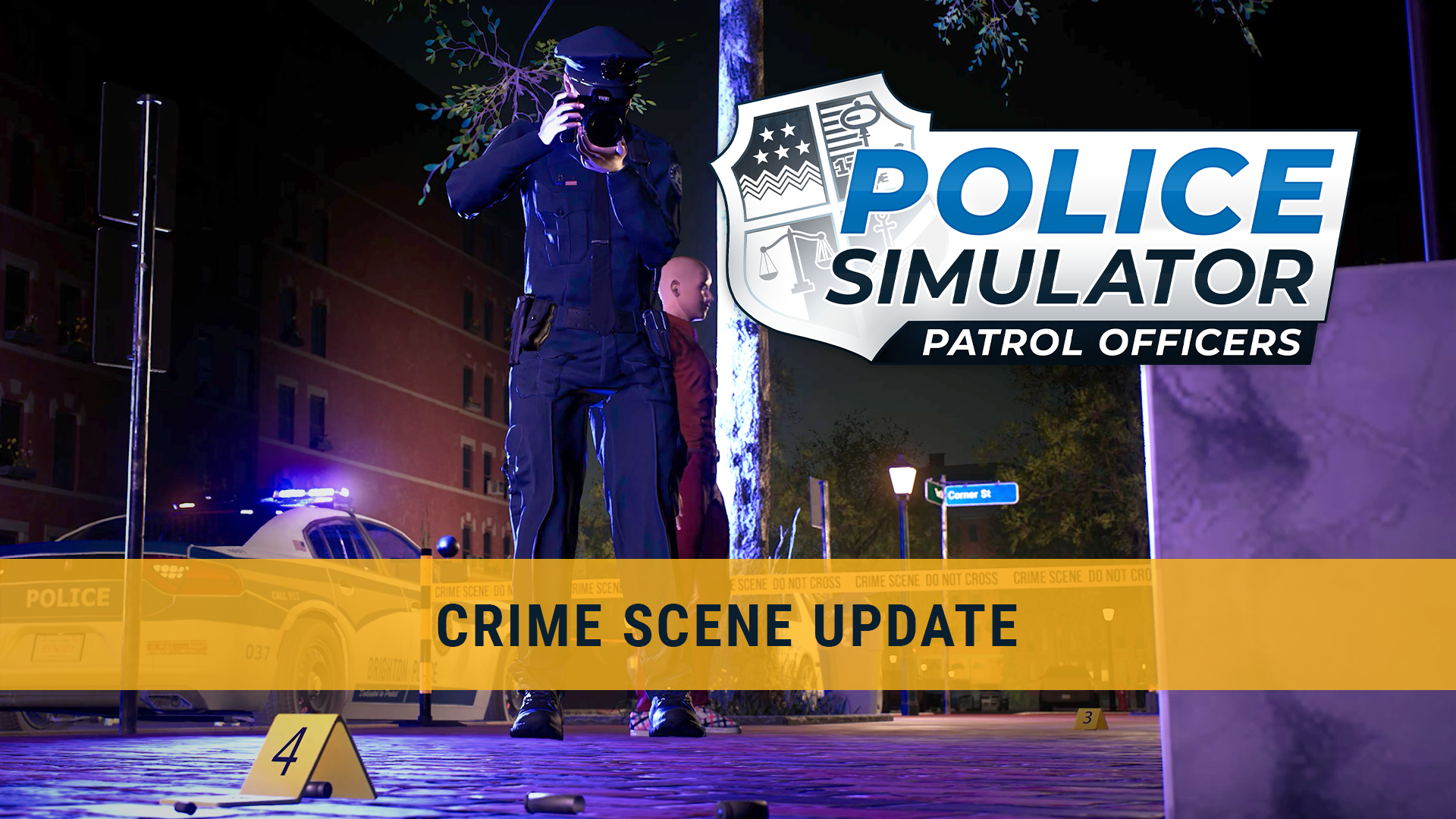 Sirens on: Crime Scene now! available Vehicle Police DLC Multipurpose Update 11) and (Update