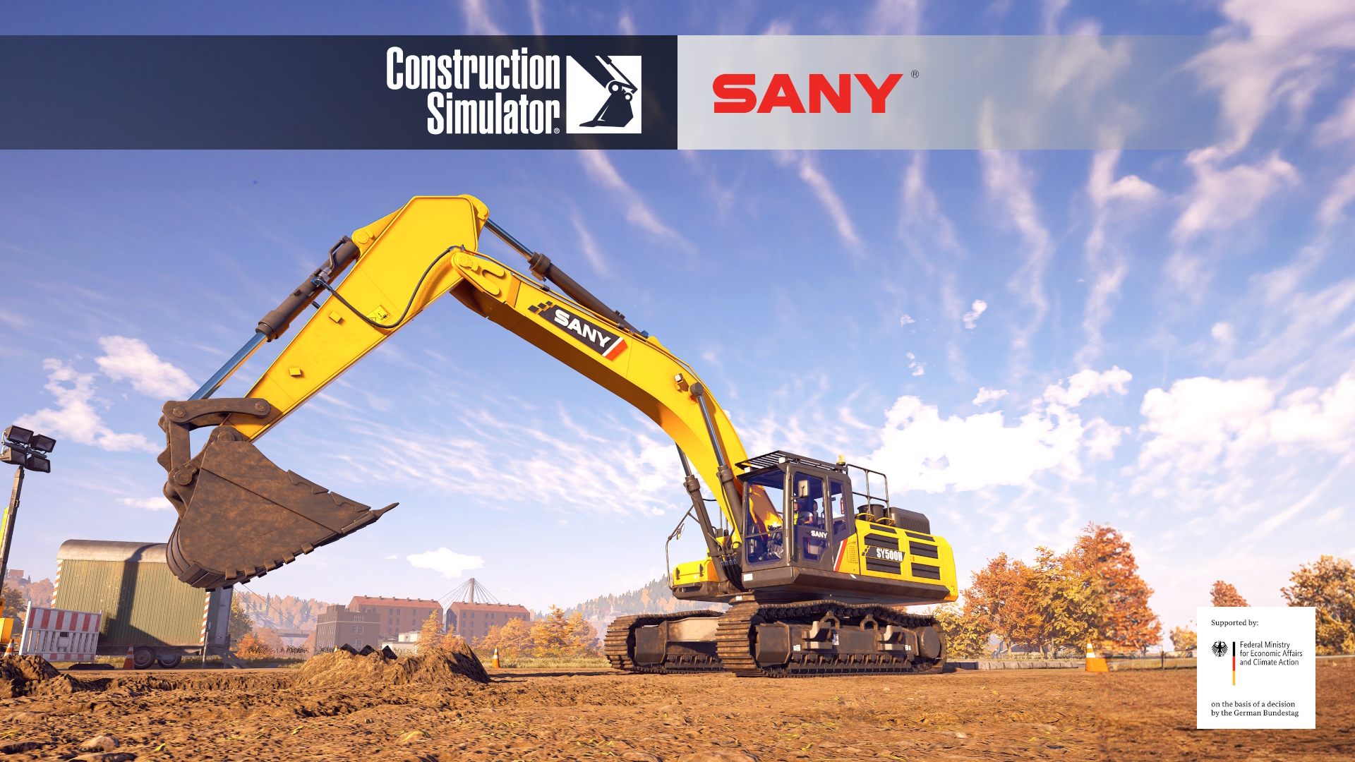 Construction Simulator® - now new construction with 15 machines Pack available! SANY